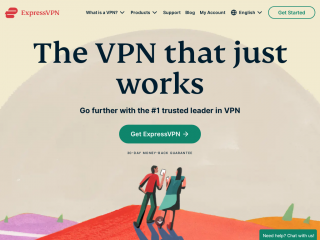 expressvpn.com screenshot