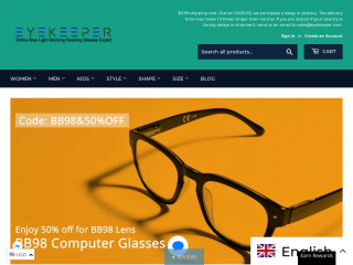 eyekeeper.com screenshot
