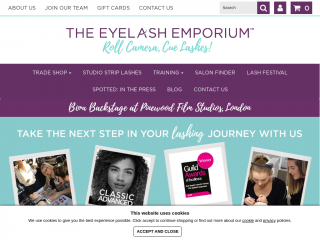 eyelashemporium.com screenshot