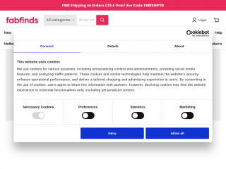 fabfinds.co.uk screenshot
