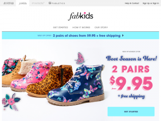 fabkids.com screenshot