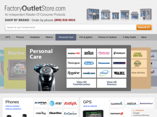 factoryoutletstore.com screenshot