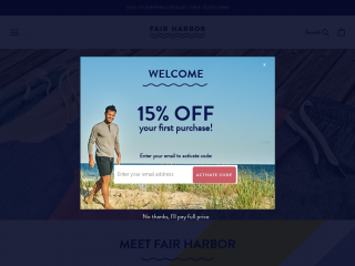 fairharborclothing.com screenshot