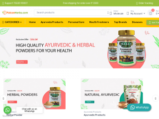 falconherbs.com screenshot