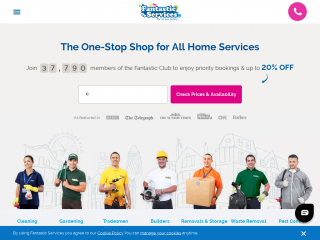 fantasticservices.com screenshot