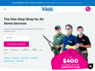 fantasticservicesgroup.com.au screenshot