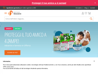 farmaciasoccavo.it screenshot