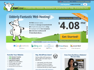 fatcow.com screenshot