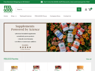 feelgoodsuperfoods.com screenshot
