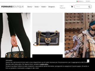 ferrarisboutique.com screenshot