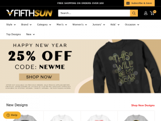 fifthsun.com screenshot