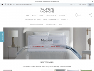figlinens.com screenshot