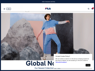 fila.com screenshot