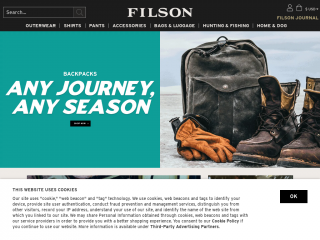 filson.com screenshot