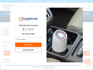 filtersfast.com screenshot