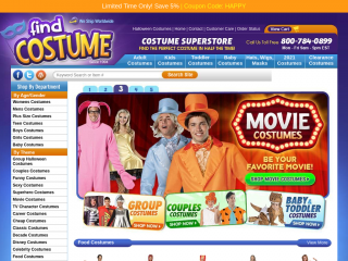 findcostume.com screenshot