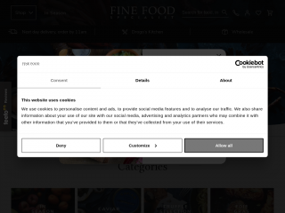 finefoodspecialist.co.uk screenshot