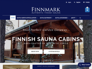 finnmarksauna.com screenshot