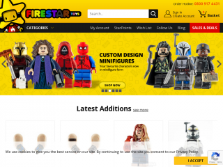 firestartoys.com screenshot