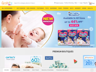 firstcry.com screenshot