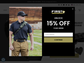 firsttactical.com screenshot