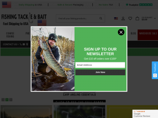 fishingtackleandbait.co.uk screenshot