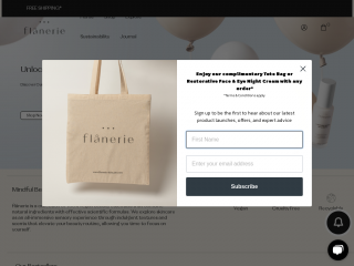 flanerie-skincare.com screenshot