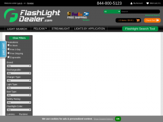 flashlightdealer.com screenshot