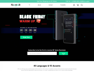 fluentalk.com screenshot