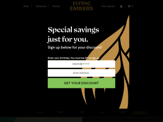 flyingembers.com screenshot