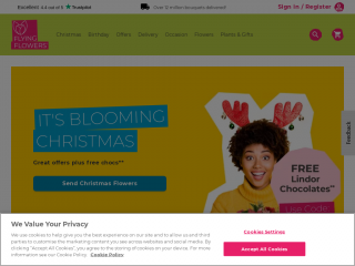 flyingflowers.co.uk screenshot