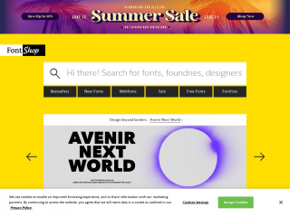 fontshop.com screenshot