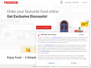 foodhub.co.uk screenshot