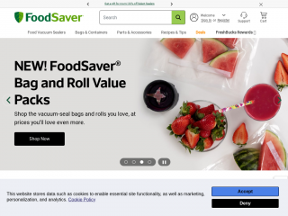 foodsaver.com screenshot