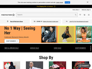 footaction.com screenshot