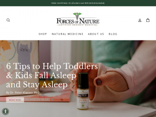 forcesofnaturemedicine.com screenshot