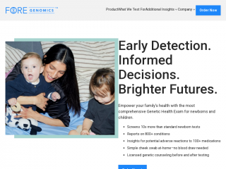 foregenomics.com screenshot