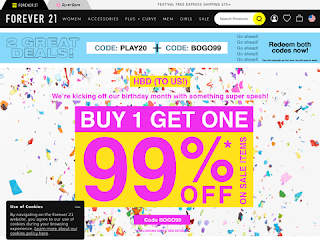 forever21.com screenshot