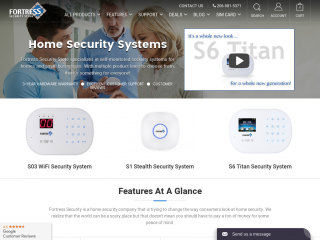 fortresssecuritystore.com screenshot