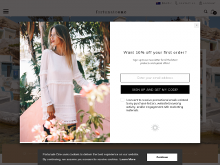 fortunateone.com screenshot