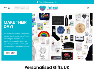 foryougifts.co.uk screenshot