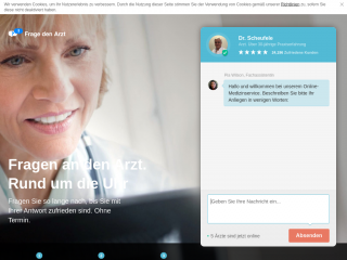 fragedenarzt.com screenshot