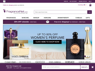 fragrancenet.com screenshot