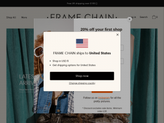 framechain.co.uk screenshot