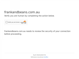 frankandbeans.com.au screenshot