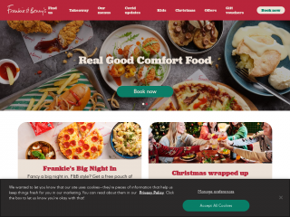 frankieandbennys.com screenshot