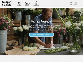 freddiesflowers.com screenshot
