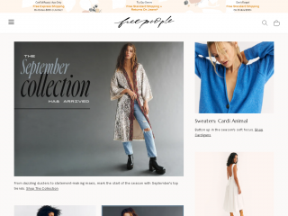 freepeople.com screenshot