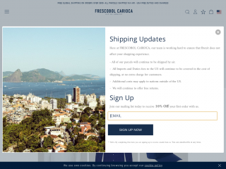 frescobolcarioca.com screenshot