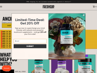 freshcap.com screenshot